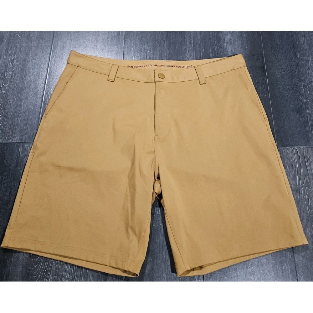 Rhone‎ Commuter Shorts Men 38 Mustard Brown Stretch Preppy Golf Lifestyle 9"